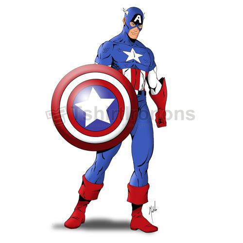 Captain America T-shirts Iron On Transfers N4470 - Click Image to Close